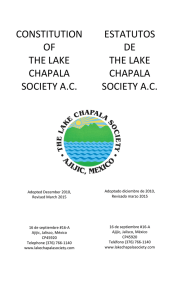 constitution of the lake chapala society ac estatutos de the lake