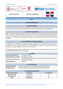 dom-015-b república dominicana ampliación acueducto oriental