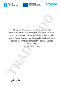 Licitación pública Galicia solución wifi