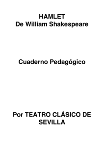 HAMLET De William Shakespeare Cuaderno Pedagógico Por
