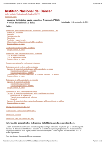 Leucemia linfoblástica aguda en adultos: Tratamiento (PDQ