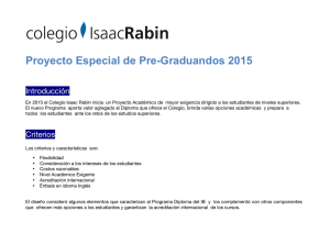 Programa 9 Graduandos Colegio Isaac Rabin