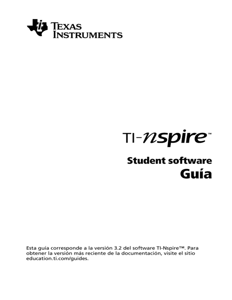 Student software Texas Instruments