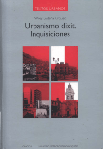 Urbanismo dixit. Inquisiciones