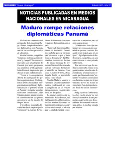 Maduro rompe relaciones diplomáticas con Panamá