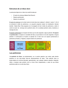 Particiones en el disco duro (1)