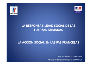 LA RESPONSABILIDAD SOCIAL DE LAS FUERZAS ARMADAS LA