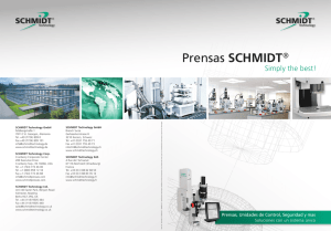 Prensas SCHMIDT - Schmidt Technology