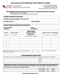Temporary License Application Form