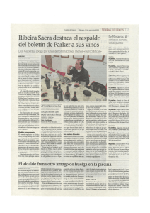 Ribeira Sacra destaca el respaldo