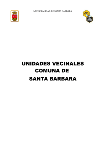 unidades vecinales comuna de santa barbara