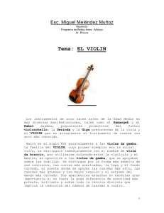 Tema: EL VIOLIN - riveramusicclass