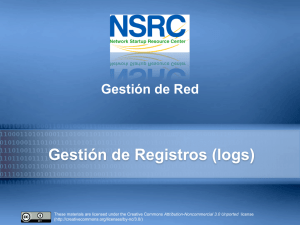 Gestión de Registros (logs)