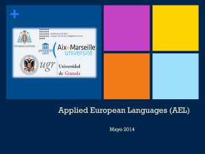 Applied European Languages (AEL)