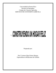Construyendo un Hogar Feíz - Recinto Universitario de Mayagüez