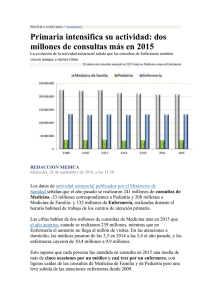 Primaria intensifica su actividad: dos millones de