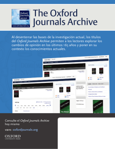 The Oxford Journals Archive
