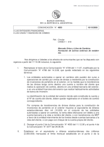 Comunicación "A" 4850 - del Banco Central de la República Argentina
