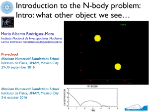 Introduction to the N-body problem: Intro: what other object we see…