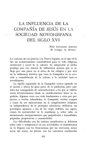 la influencia de la compañia de jesus en la