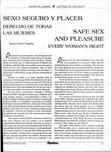 sexo seguro y placer derecho de todas las mujeres safesex and