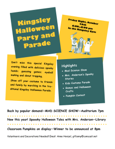 Kingsley Halloween Party and Parade