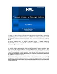 Propuesta HYL para la Siderurgia Moderna - Market-Ing