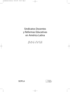 Sindicatos Docentes: Bolivia - Konrad-Adenauer
