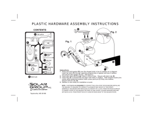 plastic hardware assembly instructions
