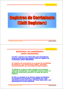 Registros de Corrimiento (Shift Registers)