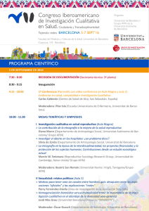 clique aquí - Congreso Iberoamericano de Investigación Cualitativa