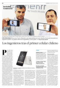 Los ingenieros tras el primer celular chileno