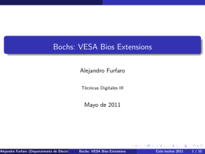 Bochs: VESA Bios Extensions - Electronica