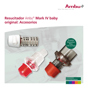 Resucitador Ambu® Mark IV baby original: Accesorios