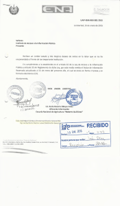 j C ^ KSSSSS » - RECIBIDO Cargo:., V Firma
