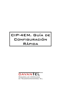 CIP-4EM. Guía de Configuración Rápida