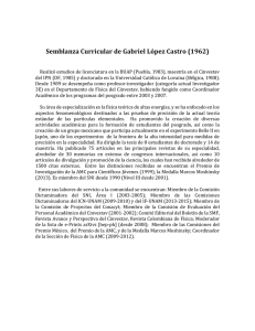 Dr. Gabriel López Castro - Academia Mexicana de Ciencias