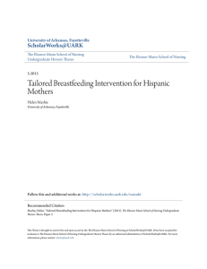 Tailored Breastfeeding Intervention for Hispanic Mothers