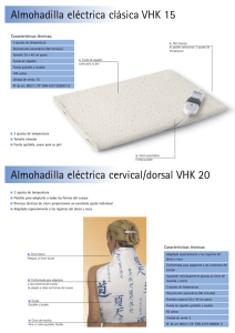 Almohadilla eléctrica clásica VHK 15 Almohadilla eléctrica cervical