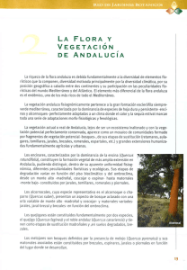 2 La Flora y Vegetación de Andalucía