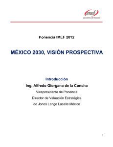 méxico 2030, visión prospectiva