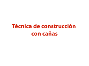 Técnica de construcción con cañas