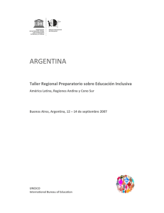 La inclusión educativa en la Argentina de hoy