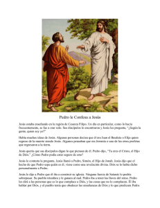 Pedro le Confesa a Jesús