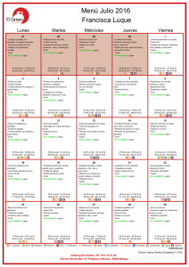 menu 4 julio 2016