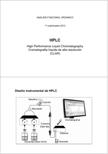 Comparación HPLC - CG - Departamento de Química Orgánica