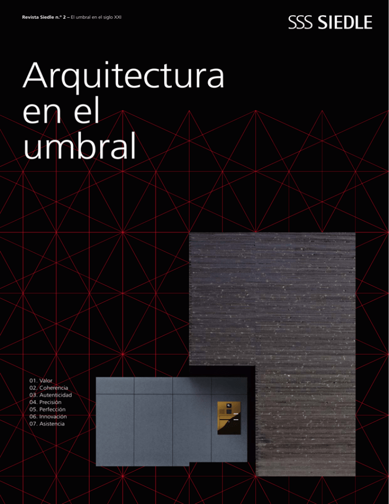 Arquitectura en el umbral Siedle Arquitectura en el umbral Siedle