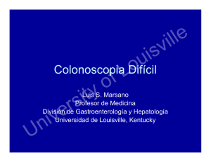 Colonoscopia Dificil - University of Louisville