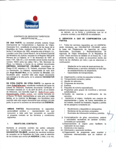 contrato de servicios turísticos (receptivos) n0