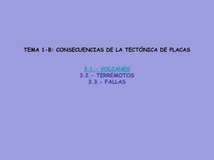 TEMA 1-B: CONSECUENCIAS DE LA TECTÓNICA DE PLACAS 3.1